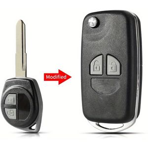 KEYYOU voor Swift, Grand en SX4 Gemodificeerd Vervangend Flip Afstandsbediening Autosleutel Hoesje