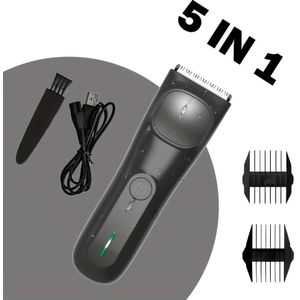 Professionele Body Hair Trimmer voor Mannen en Vrouwen | IPX7, Oplaadbare Keramische Blade, USB Opladen, Inclusief Nekborstel, Ideaal Cadeau voor Geliefden.