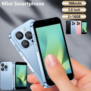 Mini-phone met 3,0 inch HD-scherm, ontgrendeld mini-telefoon, 5MP-camera, gezichtserkenning, dubbele SIM, , TF-kaart en een ultra-dun lichaam.【Raadzaam om Wi-Fi te verbinden voor gebruik】
