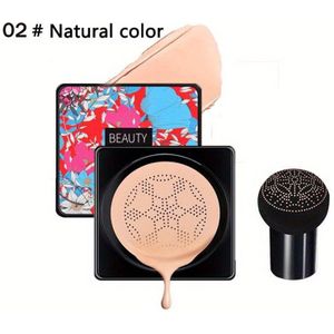 SuperThinker Air Cushion CC Cream - Langhoudende Matte Concealer & BB Cream met Natuurlijke Foundation, Hydraterende BB Cream voor Alle Lichte Huidtypes