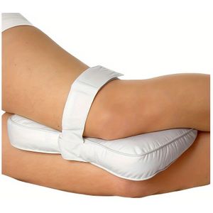 Ergonomische kniekussen voor zijliggende slapen – Zacht, comfortabel en precies beenondersteuning, volledige lichaamscomfort voor zwangere vrouwen, wit, comfortabel slapen, gladde textuur stof
