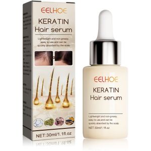 30 ml Hydrolyserde Keratine Essentie met Gember- en Sesamolie - Niet Vet, Vochtigheid voor Alle Haartypes, Rijk aan Voedingsstoffen, Oi