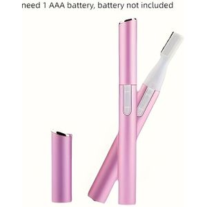 Weluvfit Persoonlijke Pen Scheerapparaat, Detailer, Elektrische Gezichtshaar Scheerapparaat met Wasbare Bladen, Reinigingsborstel, Trimkam voor Wenkbrauwen, Halslijn, , Oren en Andere Details