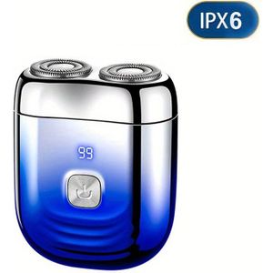 Mini USB-Oplaadbaar Elektrisch Scheerapparaat met Digitaal Display Ontwerp - Ideaal Reisscheerapparaat & Cadeau voor Mannen