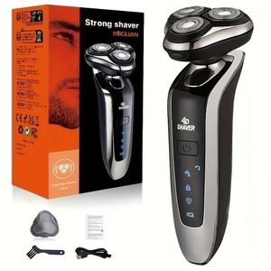 Elektrisch Scheerapparaat voor Mannen, Elektrische Scheiders voor Heren, Gezichtsscheerder voor Mannen, Oplaadbare Scheermessen voor Scheren, Draadloze Elektrische Scheerapparaten