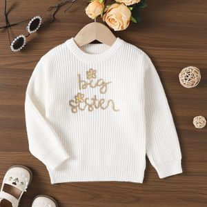 Meisjes Lente/Herfst Ronde Hals Trui met Lange Mouwen