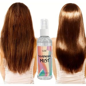 GZE Haarverzachtende Mist: Professionele Formule voor Uniseks Fijne Verzachtende en Glanzende Spray - Zorgt voor Schitterende Glans, Thermisch-Stylingsproduct voor Haartextuur - Hydraterend