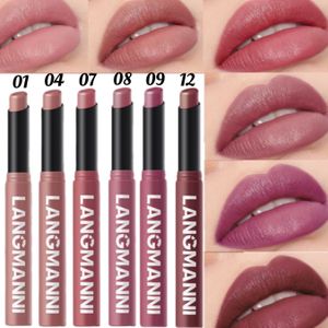 6-Pack Matte Lipstick Set, Long-Lasting Twist-Up Lip Paste, Gemengde Kleurensysteem, Geschikt voor Alle Huidtypes, Perfect voor Valentijnsdag & Verjaardagscadeaus