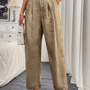 Dames hoge taille zomerbroek met zakken, stijl 513.