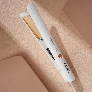 Europese Standaard Stijltang, Dubbeldoel voor Stijlen en Krullen, Haarvriendelijke Stijltang met Display, Instelbaar voor Pony en Inwaartse Krullen