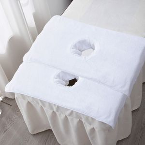 2 stuks Ananaspatroon Spa Handdoeken - Absorberende Massage Gezichtsdoeken met Gat, Ideaal voor Matrasgebruik, Geschikt voor Schoonheidssalons en Thuis Spa Sessies, Spa Accessoires
