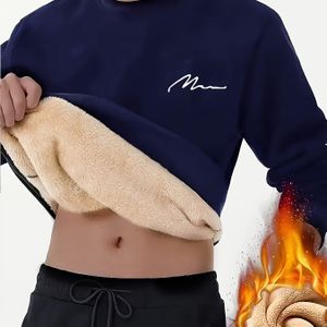 Herren Einfarbige Warme Pullover - Elegante und Moderne Sweatshirt