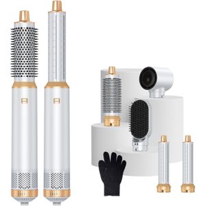 1000W 60000 RPM Föhn & Krultang met Automatische Krultechnologie, 1000W Vermogen, 60000 RPM Snelheid