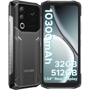 DOOGEE Blade 20 Ultra Outdoor Smartphone met 10300mAh, 32GB (8+24) + 512GB, Trendy 14, 1,54-inch Multifunctionele Display, 50MP + 8MP 6,6-inch HD+, / NFC / Drievoudige Kaartsleuf