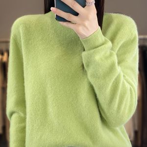 100% Wol Halflange Mouw Trui - Zachte Roze Winter Warme Top met Medium Stretch, Elegante Laagjes Essentie voor Vrouwen & Mannen, Herfst-Winter Garderobe Musthave