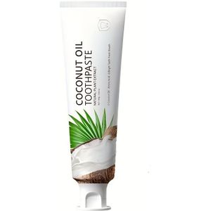 120g Natuurlijke Kokosolie Tandpasta, Kokossmaak, Vrij van Fluoride, Natuurlijke Ingrediënten, Verhelderende Tanden, Diepe Reiniging, Frisse Adem