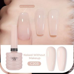 Melkachtig Wit Jelly Nude Gel Nagellak, 4 Transparante Kleuren Doorzichtige Roze Oranje Soak Off Licht Gel Nagellak, voor Salon en Nagelkunst DIY Thuis