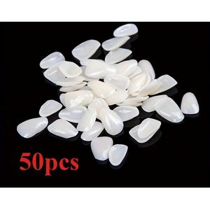 50 stuks Ultra- Tanden Veneers - Resin, Geschikt voor Mondverzorging, Geweldig voor Jongeren en Volwassenen, Tandenverzorging Veneers | Moderne Tanden Veneers | Duurzame Tanden Veneers