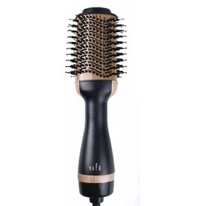 1 stuk 2-in-1 multifunctionele hete luchtborstel en negatieve ionen strekcam maakt je kapsel snel - een cadeau voor vrouwen en vakantiegeschenk