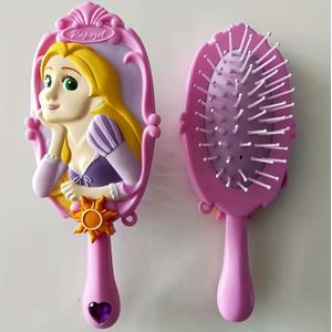 1 Disney Prinsessen Haarborstel voor Dames, Studenten Haarverzorging Luchtkussen Kam, Plastic Kam, Haarborstels, Haarborstels voor Vrouwen