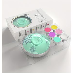 Multifunctioneel Mini Persoonlijk Nagelverzorgingstool, Handig Ontwerp Elektrische Nagelslijper, Gemakkelijk te Gebruiken, Eenvoudig Ontwerp. Merk Is Geliefd. (Batterij Niet Inbegrepen)