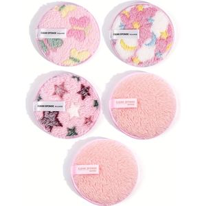 5 stuks/10 stuks MAANGE Herbruikbare Make-up Remover Pads | Zacht & Comfortabel, Gemakkelijk mee te nemen Gezichtsreinigingstools voor Onderweg, Unisex Volwassene, Geurloos