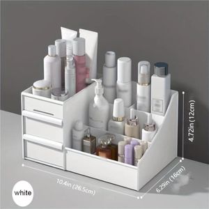 1pc Make-up organizer met lades, cosmetica opbergdoos voor aanrecht, make-up organizer opbergdoos, schattige slaapkamer badkamer organizer lades aanrecht voor vrouwen en dames