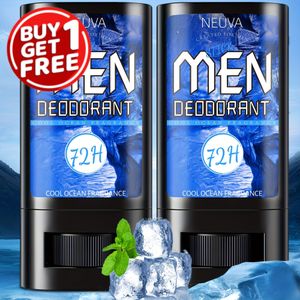 Koop 1 Krijg 1 - Deodorant voor Mannen, Gladde Vaste Stickvorm, Draaibaar Ontwerp aan de Basis, Geschikt voor Volledige Lichaamsontgeur