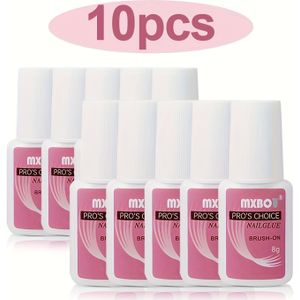 8/10 Flessen Nagellijm 8g