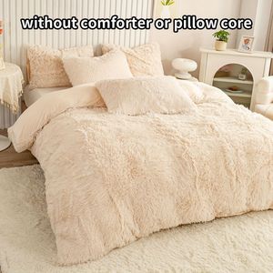 3 Stks/set Beddengoedset, Kleur Polyester, Roze, Beddengoed Voor Alle Seizoenen, Slaapkameraccessoires