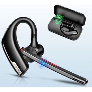 Nieuwe Bee Draadloze Oordopjes V5.2, M51 met 80 Uur Speeltijd, Zakelijke Handsfree Headset met CVC 8.0 en ENC Dual Microfoons, Geschikt voor Kantoor/Zakelijk/Rijden
