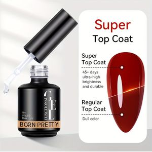 BOREN PRETTY 15ml Coat Basisgel voor Gel Nagellak Soak Off Gel Polish Semi-permanent Manicure
