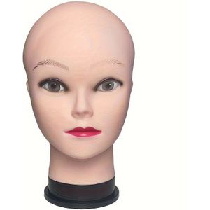 Mannequinhoofd voor Pruikweergave & Training - Perfect voor Kapperspraktijk, Brilshowcasing en Make-up Toepassing