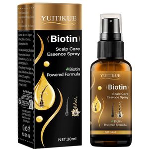 30ml Biotin Scalp Mist met Gember & Oil - Voedend voor Droge & Beschadigde Scalp, Unisex-adult, Vloeibare Vorm, 30m