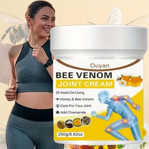 250g Bijengif Lichtbeige Verzorgingscrème, Premium Bijengif Crème - Hydraterende Crème met Honing, Kurkuma, Aloë Vera en C, Geschikt voor Alle Lichtbeige Typen