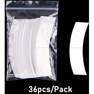 36 stuks waterdichte pruiktape - dubbelzijdig, ademend en sterke hechting kanttape, flexibele transparante pruiktape voor pruiken, toupees en haarstukken uniseks-volwassenen