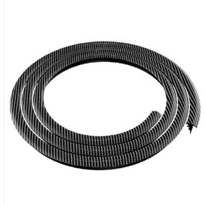 1.6m/5.25ft Universal Rubber Auto Dashboard Dustproof Seal Sealing Strip Stickers, Carbon Fiber Filling Sealing Strip, Car Dashboard Filling