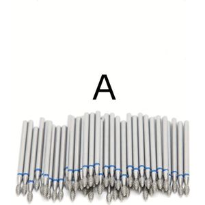 50-delige A/B Nagelboorset, Professionele Eeltverwijderingskit voor Manicure, Trimtools, Nagelsalon