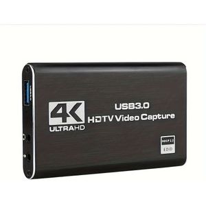 4K USB 3.0 HD Videokaart - Compatibel met 1080P 60fps HD Videorecorder voor Live Spelkaart Opslag