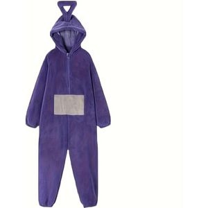 Vrouwen Cartoon Karakter Losse Onesie met Capuchon, Superzachte Volwassen Pyjama
