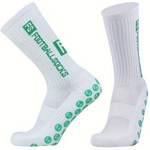 1 Paar Antislip Voetbalsokken Met Grippads, Ademende En Slijtvaste Voetbalsokken, Outdoorsportsokken