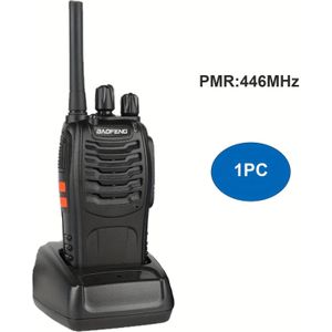 1 stuk Draagbare Tweewegradio PMR446MHz, Met LED-indicatoren En Geïntegreerde Antenne, USB Oplader, Ideaal Voor Wandelen, Fietsen en Kamperen