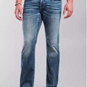 Herren Casual Retro Mode Rechte Jeans