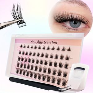 Cluster Wimperset 60 Stuks Wimperschotten 8-16 Mm Gemengde Wimpers Kunnen DIY Thuis Wimperset Cat Slim En Zacht Wimperschotten Set Persoonlijke Wimperschotten Set
