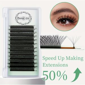 7DW 8DW Gras Enkele 0.07mm, Beginner-vriendelijke Wimpers, Natuurlijke Look Wimpers, Krul Versterkende Wimpers, Fluffy Wimperextensions, Wimperextensions, Krul