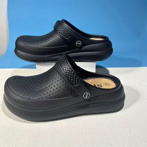 Herenslip-on klompen - Comfortabel EVA materiaal, ademend perforatieontwerp, zachte voor casual & werkwear, all- versatile stijl, casual voetwear | Slipon | EVA bovenmateriaal, huisslippers, dik