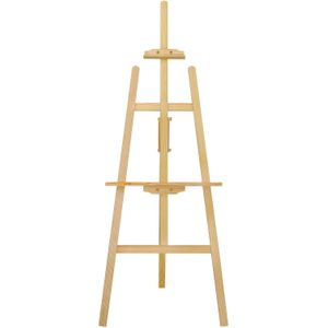 1pc Wooden Easel Stand 59" - Multi-functional Display For Wedding, Art Poster, Table Plan Board, And Welcome Sign - Versatile Canvas Holder For Events And Exhibitions, Wedding Decor
