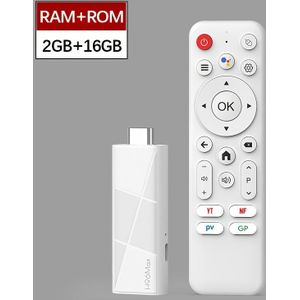H96 Max RK3518 14.0 TV Stick - 4K@60fps Streaming, WiFi 6/Wireless 5.4, Voice Remote Control, USB-Gevoede Mediaspeler met voor Smart TV, HDTV, Compact Streaming Apparaat voor