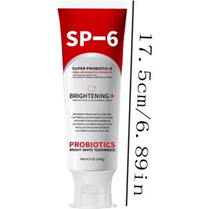 1pc van tandpasta, frist de adem, verbetert de mondhygiëne, effectief beschermt de tandvleesgezondheid, een leuke kerstcadeau.