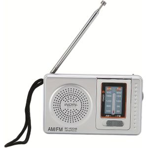 Draagbare FM-radio Mini Digitale Radio Muziekspeler DSP-chip AM FM-transistorradio Met Luidspreker FM Draagbare Zakradio Muziekspeler, Voor Thuisreizen Entertainment Werk Noodsituaties